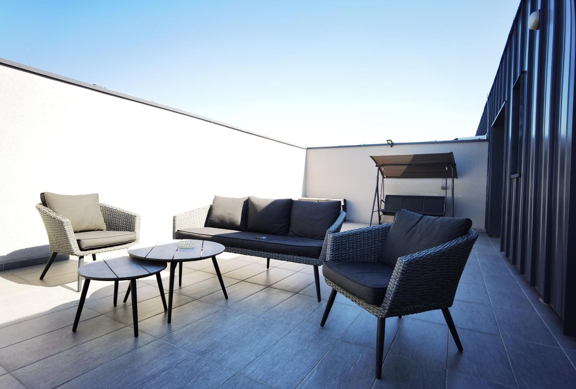 Penthouse City Residence Sibiu Buitenkant foto