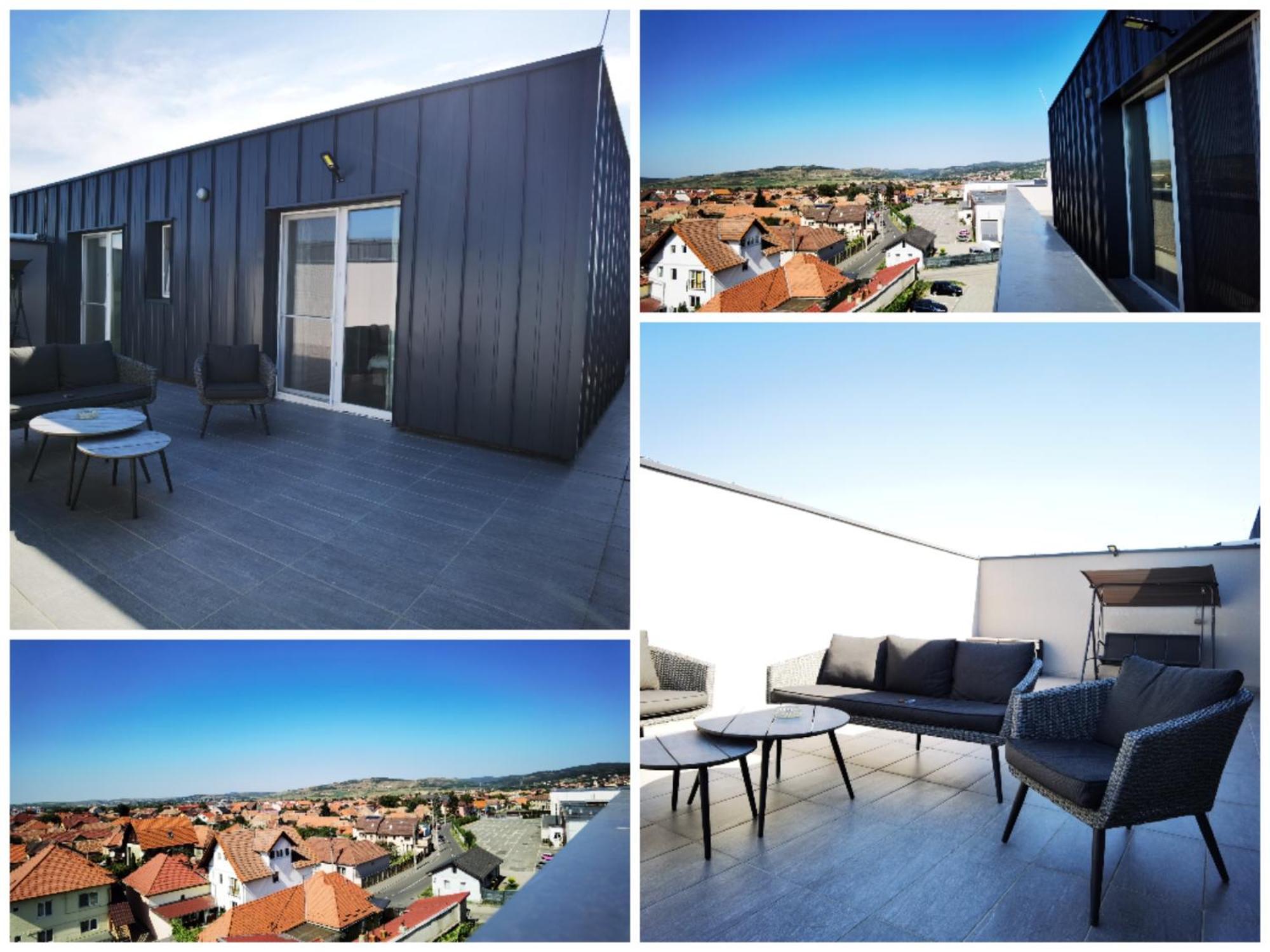 Penthouse City Residence Sibiu Buitenkant foto